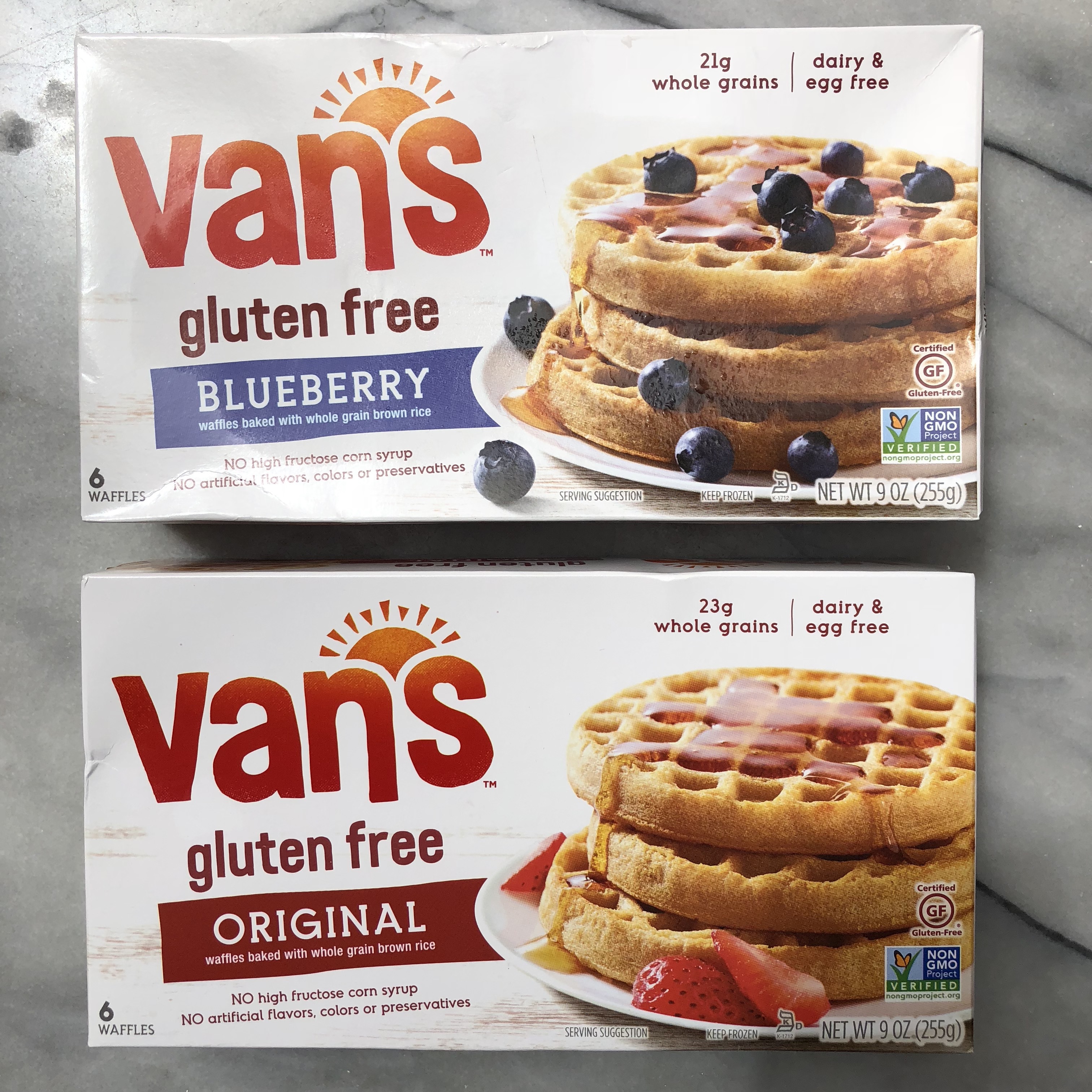 vans blueberry waffles vegan