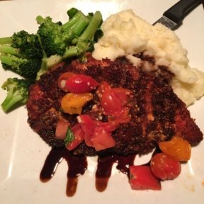 Gluten-free steak from Centro