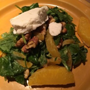 Gluten-free orange salad from Centro