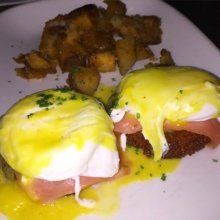 Gluten-free eggs Benedict from Cuba