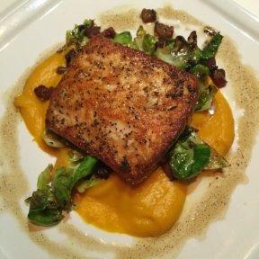 Gluten-free salmon from Delicatessen