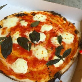 Gluten-free margherita pizza from Emporio