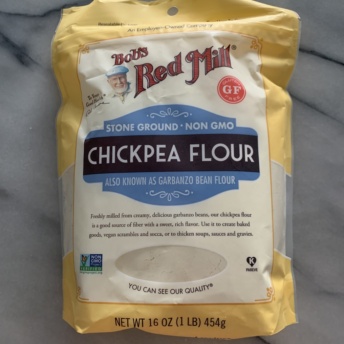 Gluten-free chickpea flour by Bob's Red Mill