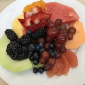 Fruit platter from TusCA