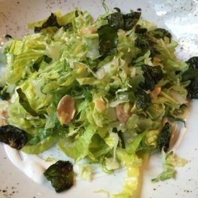 Gluten-free brussels sprouts salad from Felice