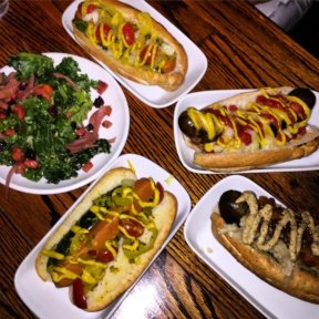 Gluten-free hot dogs from Franktuary