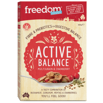 Gluten free and nut free cereal by Freedom Foods