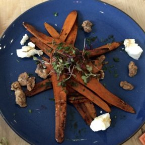 Gluten-free roasted carrots from Gardenia