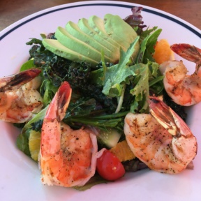 Gluten-free shrimp salad from Gladstone's