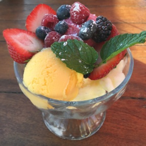 Gluten-free fruit sorbet from Gladstone's