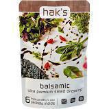 Gluten-free balsamic dressing from Hak's