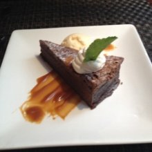 Gluten-free flourless chocolate cake from Hendriks