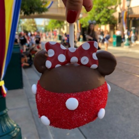 Chocolate covered caramel apple from Disneyland