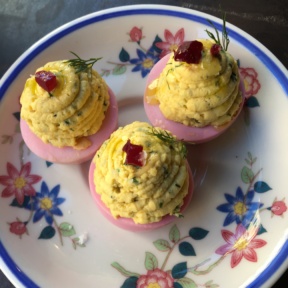 Gluten-free deviled eggs from Root n Bone