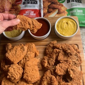 Gluten-free chicken tenders by Caulipower