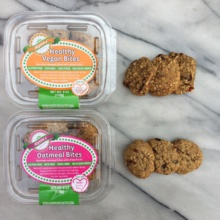 Healthy oatmeal bites & vegan bites by Alyssa's Cookies