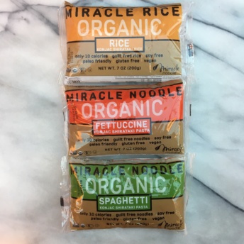 Gluten-free organic pasta by Miracle Noodle