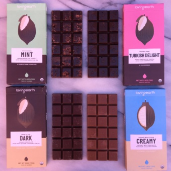 Raw chocolate by Loving Earth