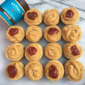 Gluten-free almond butter cupcakes with Barney Butter nut butter