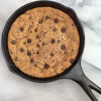 Gluten-free vegan cookie skillet using Eat Pastry