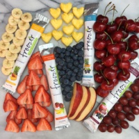 Gluten-free fruit popsicles by Froozer