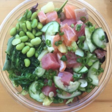 Gluten-free poke bowl from Poke Me