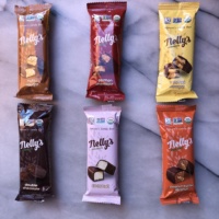 Gluten-free chocolate bars by Nelly's Organics