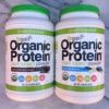 Chocolate and vanilla protein powders by Orgain