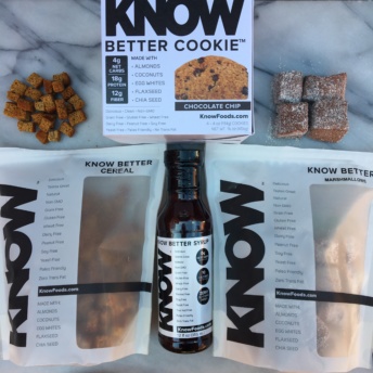 Paleo cereal, cookies, marshmallows, and syrup by Know Foods