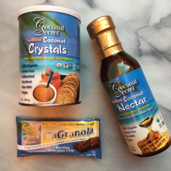 Gluten-free coconut crystals and nectar by Coconut Secret