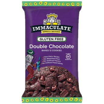 Gluten-free double chocolate cookie dough by Immaculate Baking