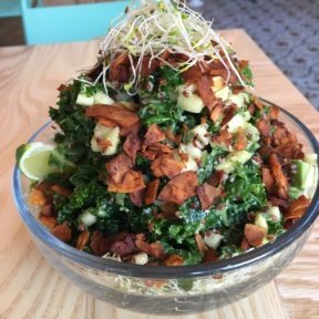 Gluten-free kale salad from Jajaja