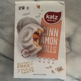 Gluten-free cinnamon rolls by Katz Gluten Free
