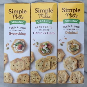 Gluten-free seed flour crackers by Simple Mills