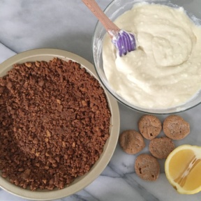 Making a gluten-free Gluten-free Lemon Icebox Pie