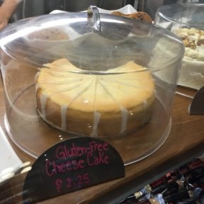 Gluten-free cheesecake from Lenwich