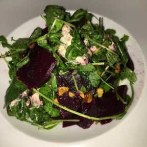 Gluten-free beet salad from Lido