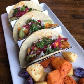 Gluten-free tacos from Linger