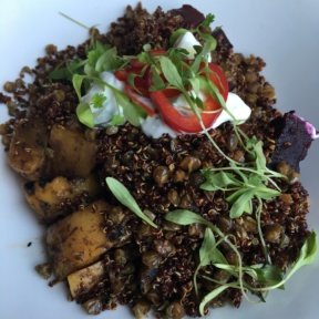 Gluten-free quinoa salad from Linger