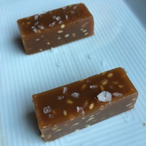 Gluten-free caramel bars from Linger