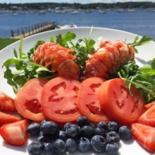 Gluten-free lobster salad in Cape Cod