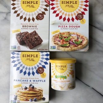 Gluten-free baking mixes and frosting by Simple Mills
