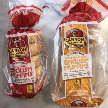 Gluten-free English muffins by Canyon Bakehouse