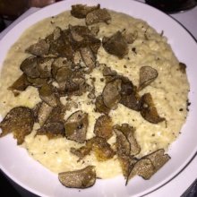 Gluten-free truffle risotto from Mamo