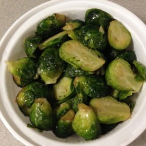Gluten-free brussels sprouts from Mangia