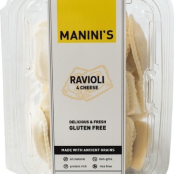 Gluten-free four cheese ravioli by Manini's