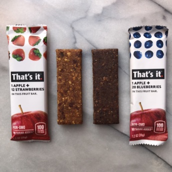 Gluten-free fruit bars by That's It