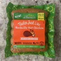 Gluten-free chicken sausage by al fresco - Nashville Hot Chicken