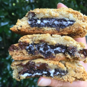 Gluten-free Oreo stuffed cookies