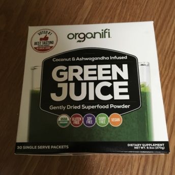 Gluten-free green juice from Organifi